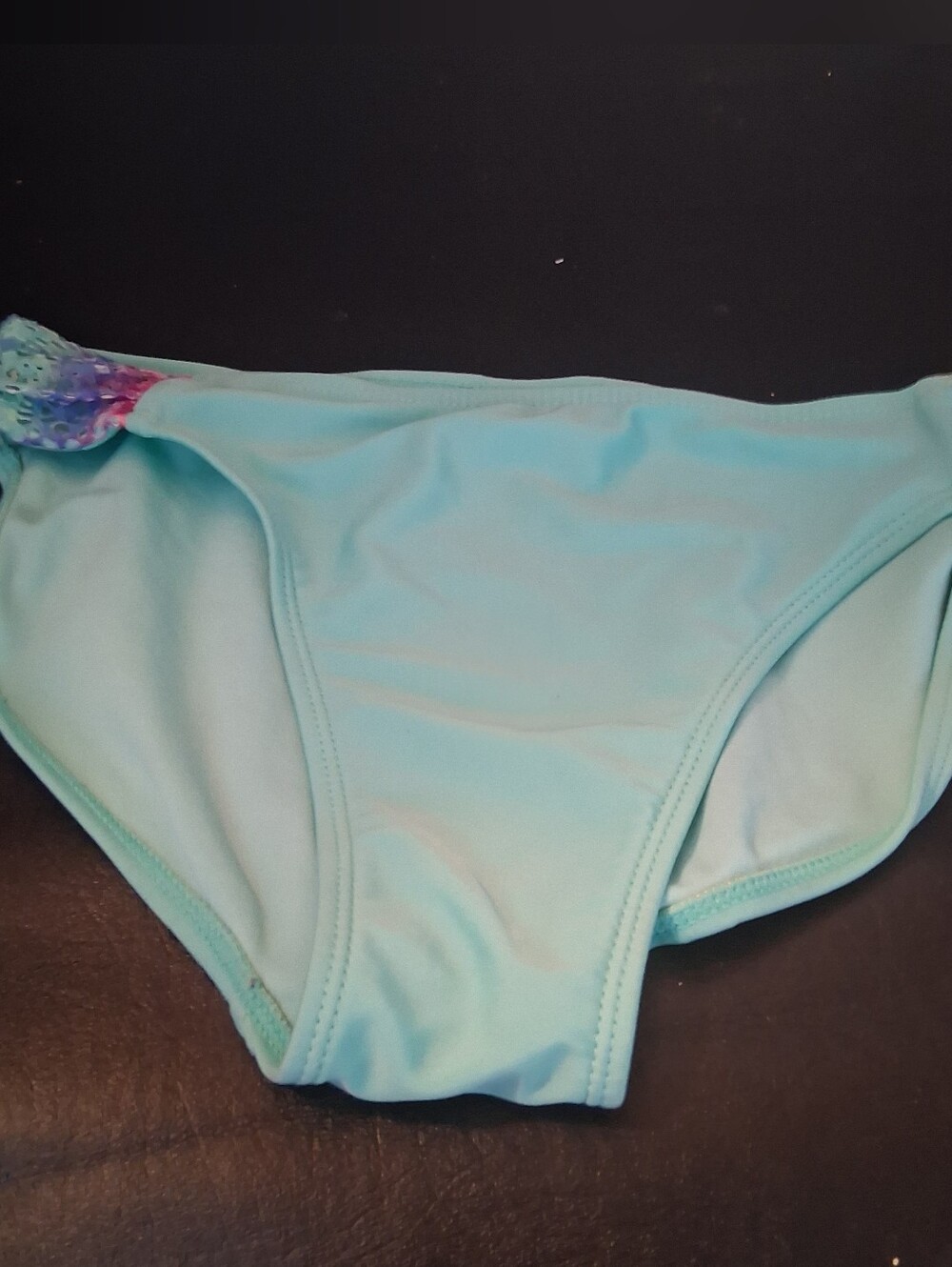 Girl's Wonder Nation Bikini Bottoms With Colorful  Sides       Size XL(12-14